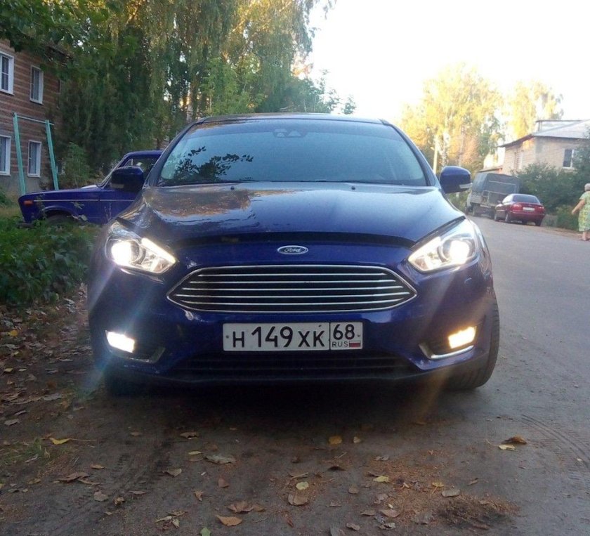 Форд фокус 3 лампы ПТФ лед
