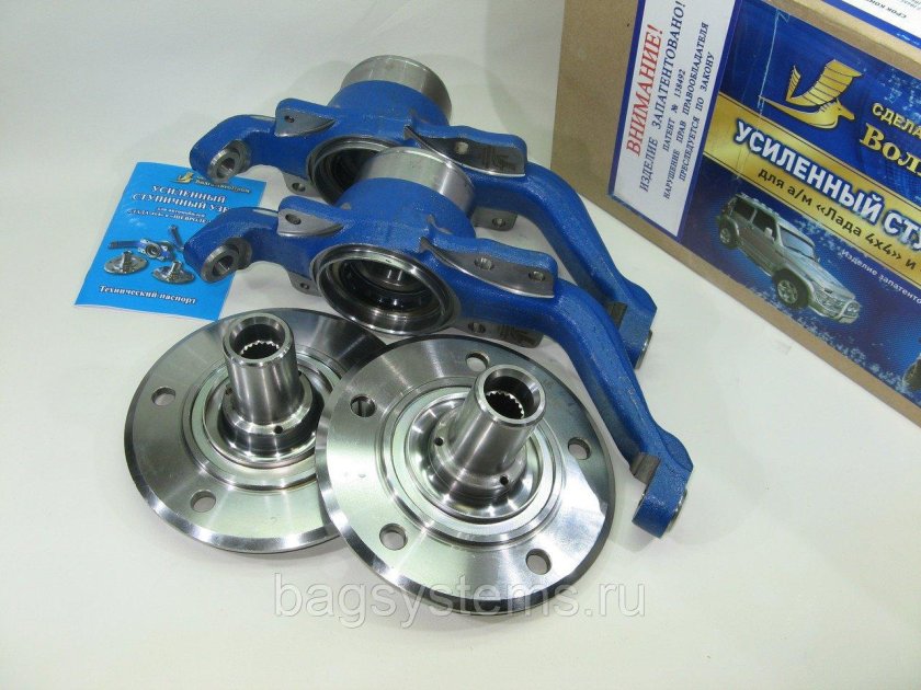 Ступица передняя ВОЛГААВТОПРОМ 2123 С подшипником Ивеко