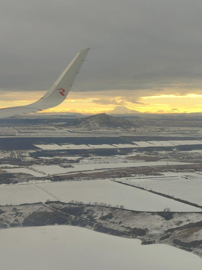 Вид из самолета