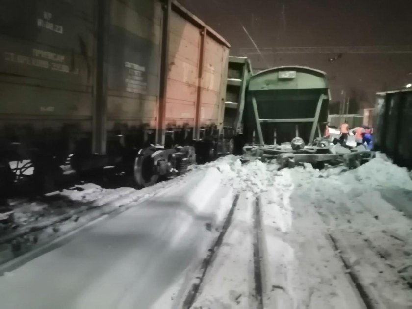 Талдан сход вагонов