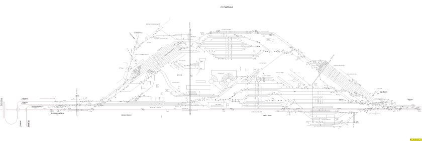 Схема станции Люблино