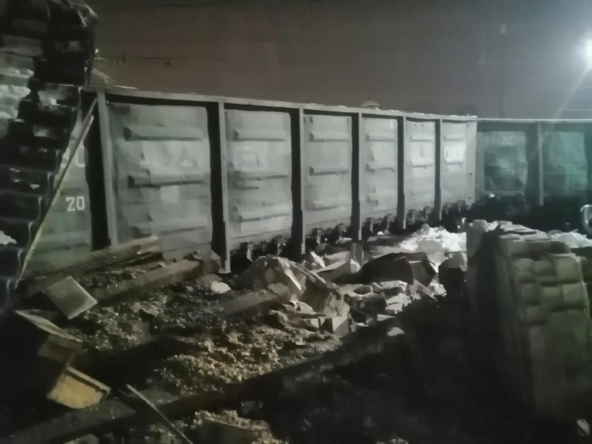 Люблино сортировочное столкновение