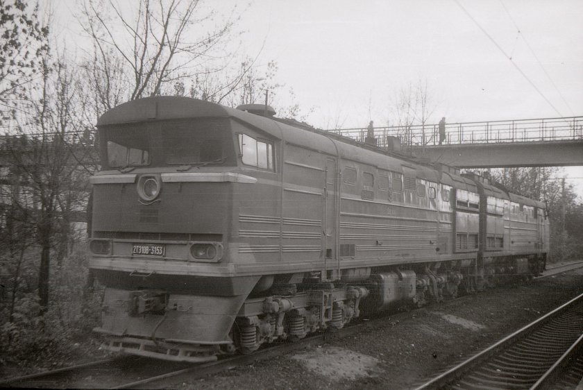 Тепловозы в депо Люблино