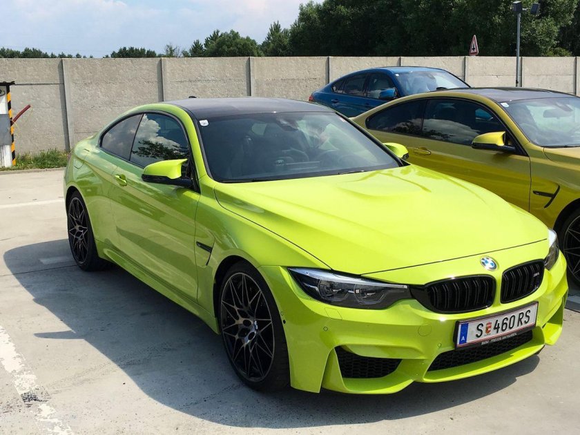 BMW m4 f82 Green