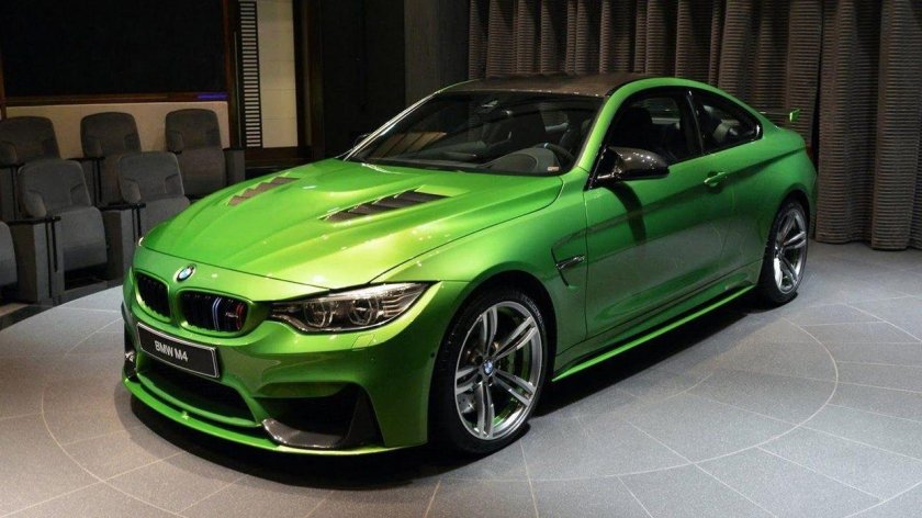 Bmw m4 зеленая