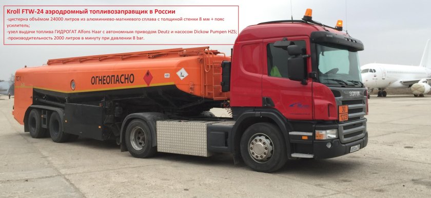 Аэродромный топливозаправщик ТЗА-24