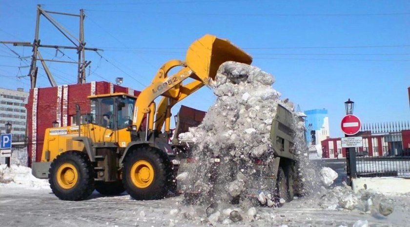 SDLG 936 уборка снега