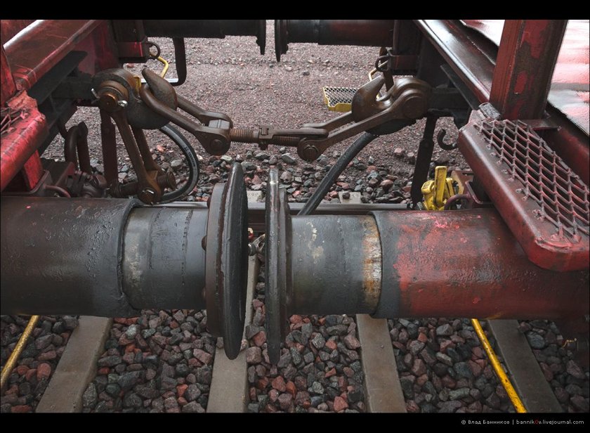 Винтовая сцепка вагонов