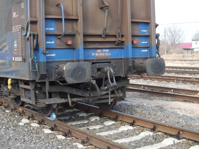 Автосцепка с винтовой упряжью