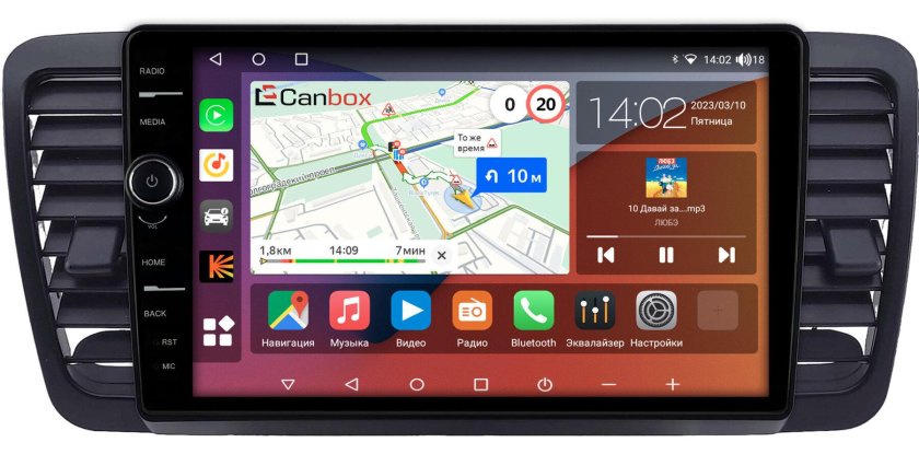 Штатная магнитола тойота