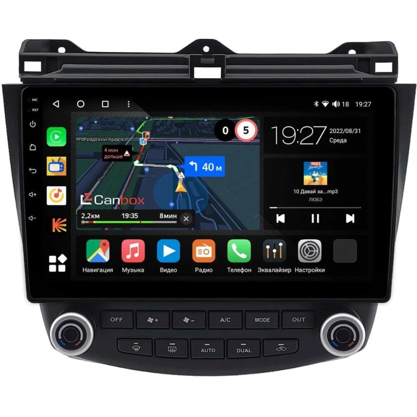 Штатная магнитола honda accord