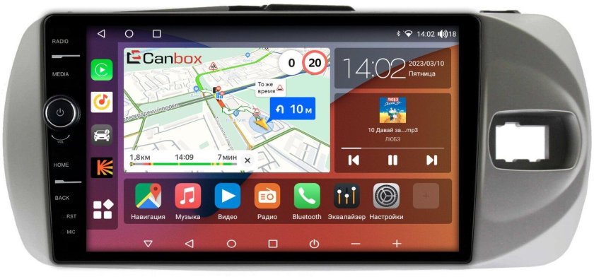 Штатная магнитола toyota