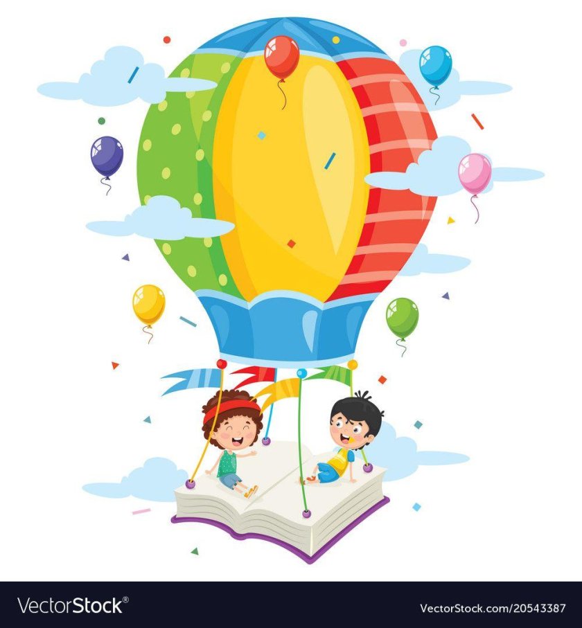 Дети на воздушном шаре