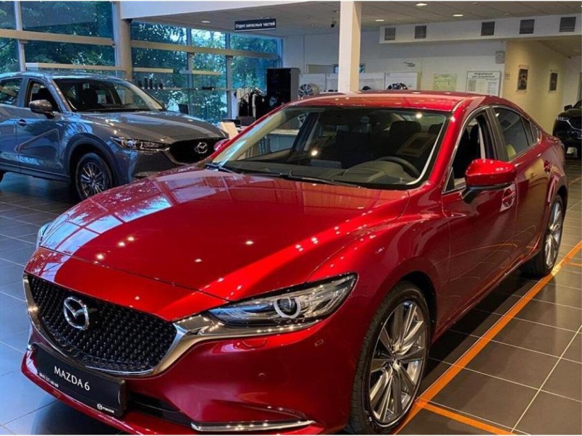 Мазда 6 красная 2021