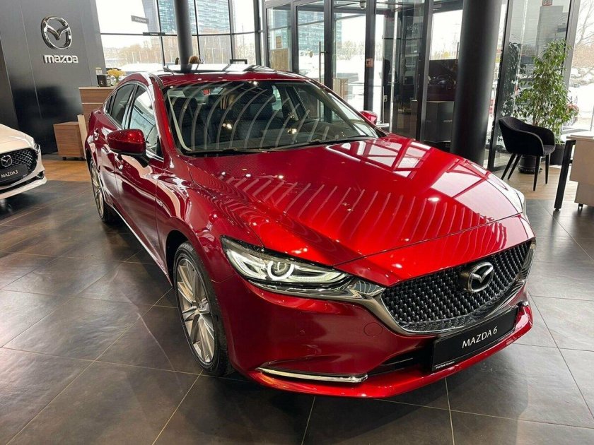 Мазда 6 красная 2019