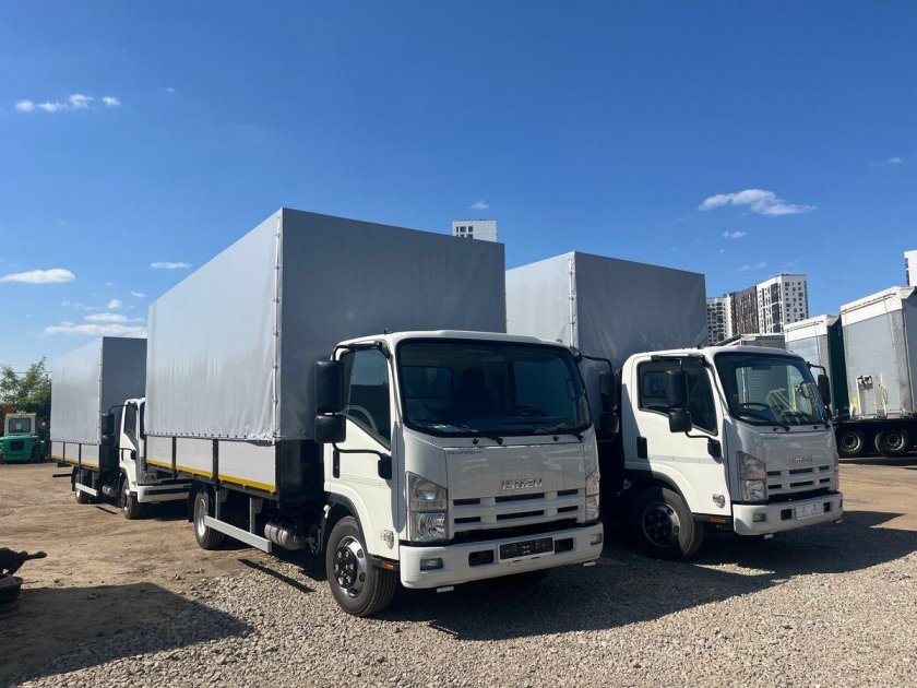 Исузу нпр 75 тент