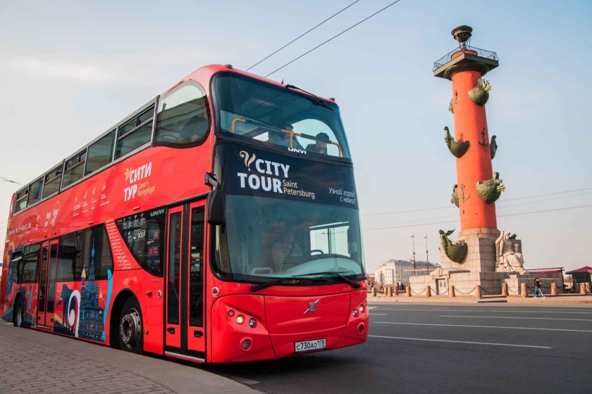 Автобус City Sightseeing Санкт-Петербург