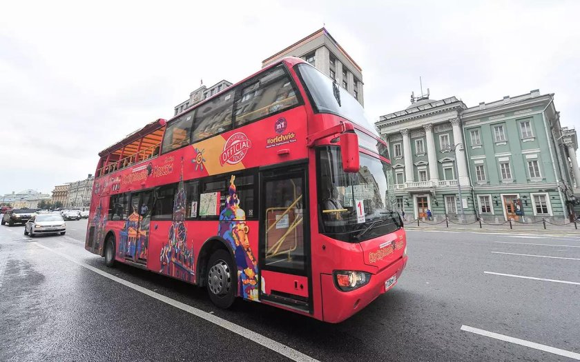 Экскурсионный автобус по Москве двухэтажный маршрут