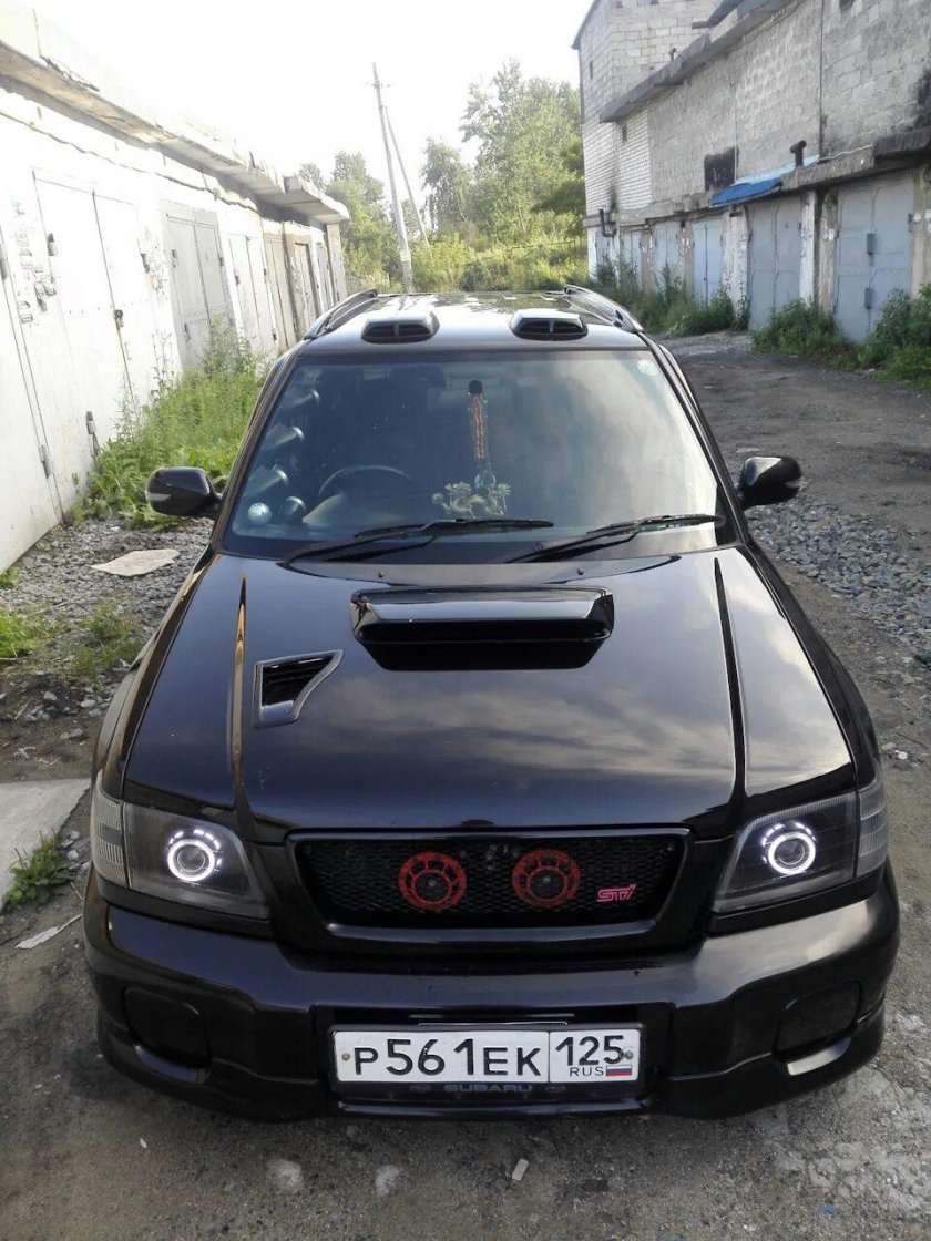 Доп свет на Subaru Forester sf5