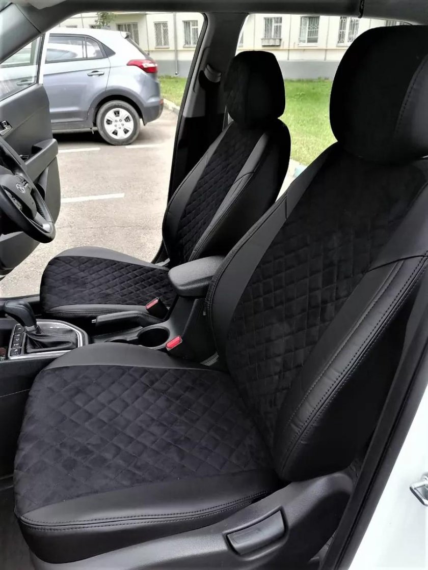 Чехлы автопилот экокожа алькантара