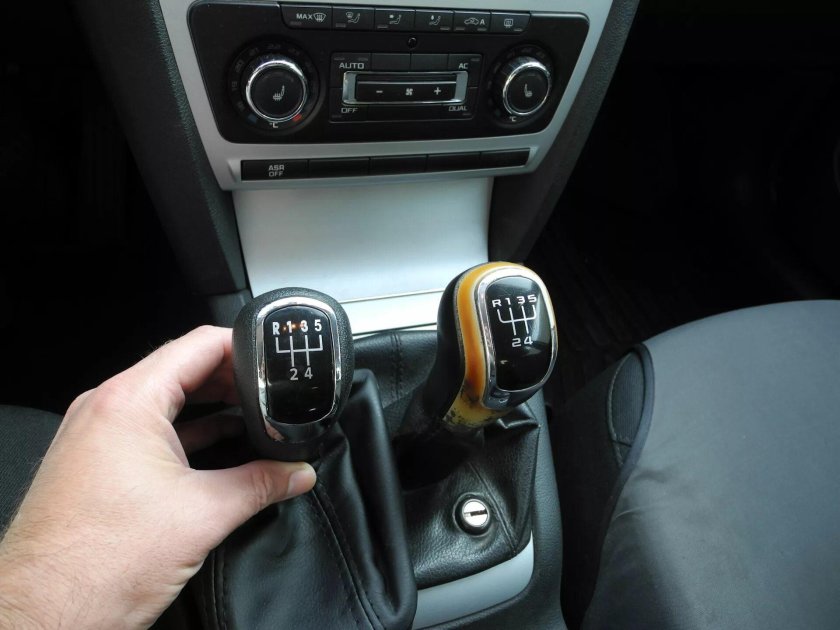 Ручка КПП Шкода а5