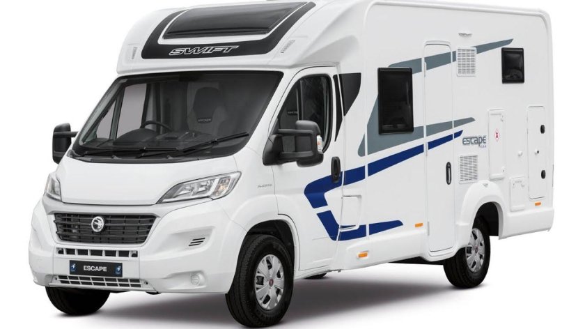 Автодом на белом фоне