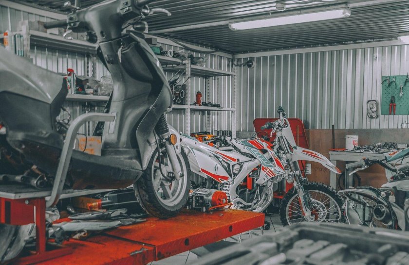 Мотоциклы на сервисе