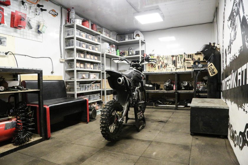 Мотосервис в гараже