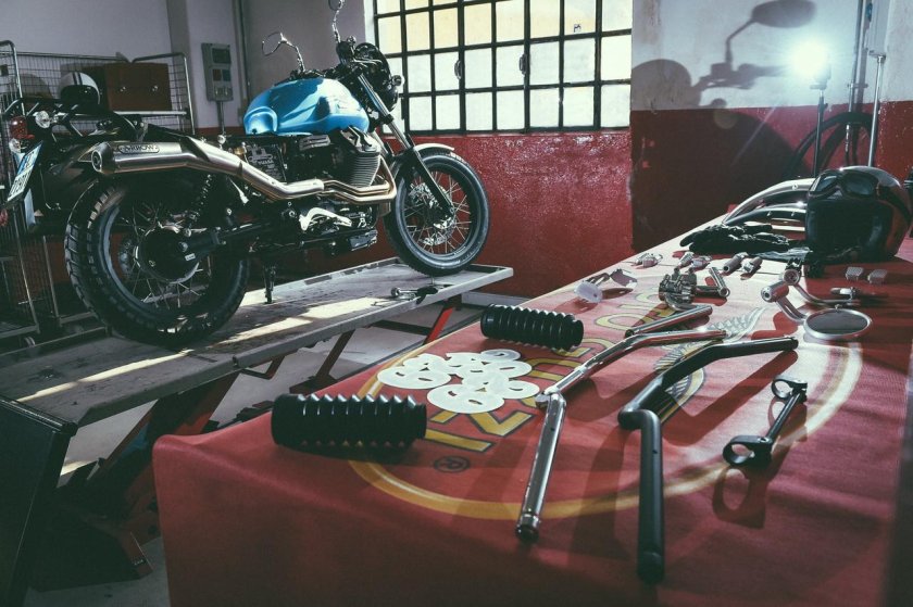 Починка мотоцикла