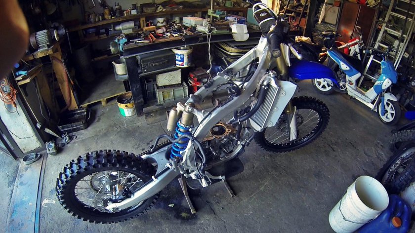 Питбайк 125 кубов в гараже