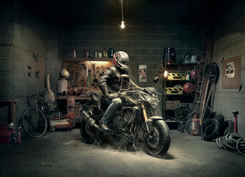 Гараж для мотоцикла