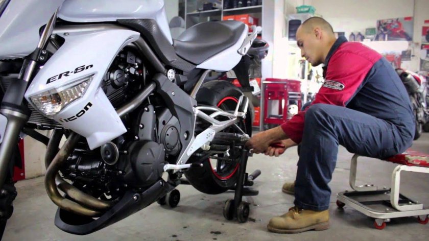Техобслуживание мотоцикла