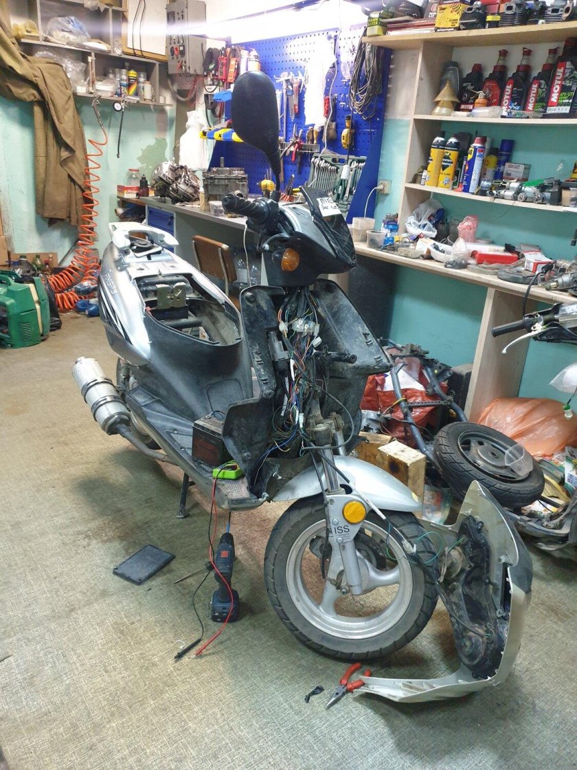 Мастерская по ремонту скутеров