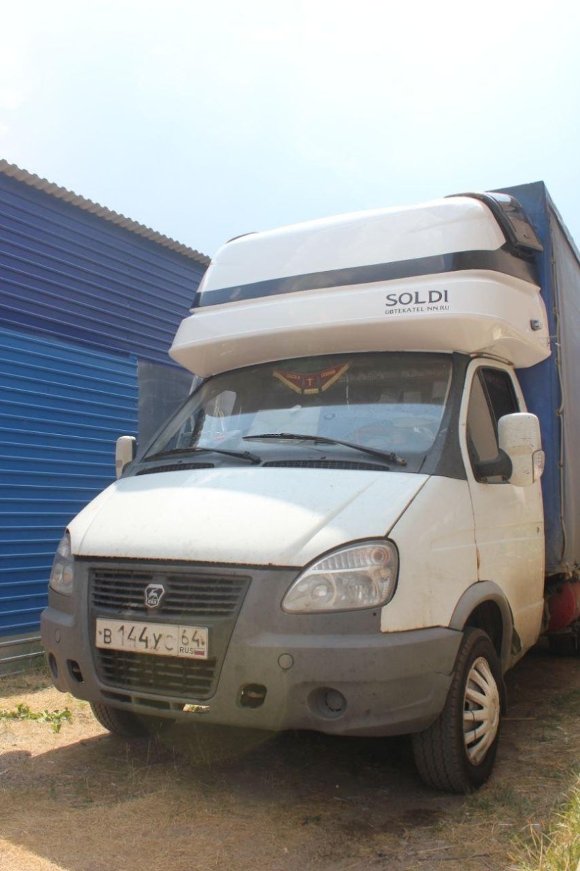 Спалка на Газель на крышу