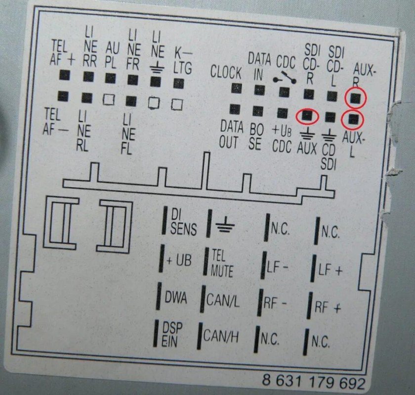 Audi Concert 2 схема