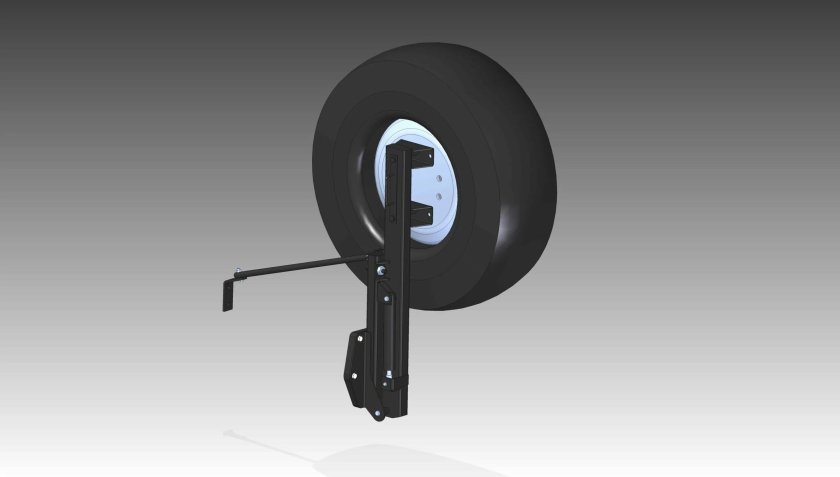 Кронштейн запасного колеса КАМАЗ 43118