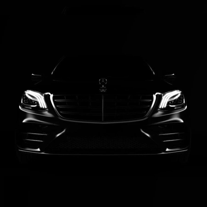 Мерседес черный