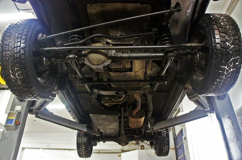 УАЗ Патриот снизу