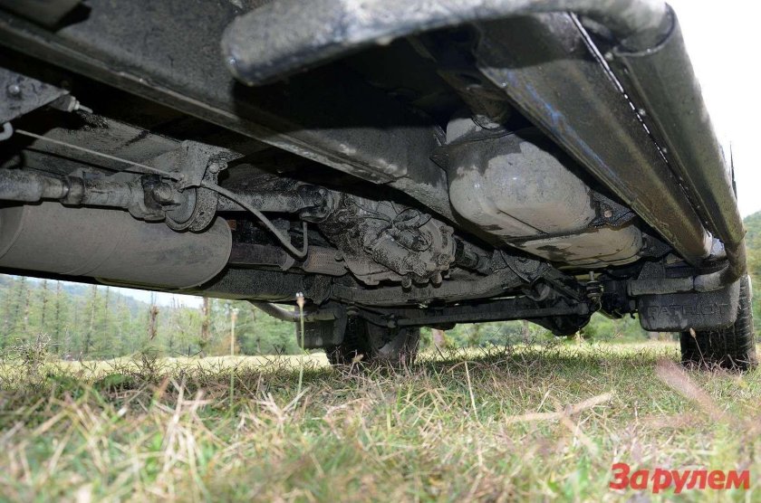 УАЗ Патриот снизу
