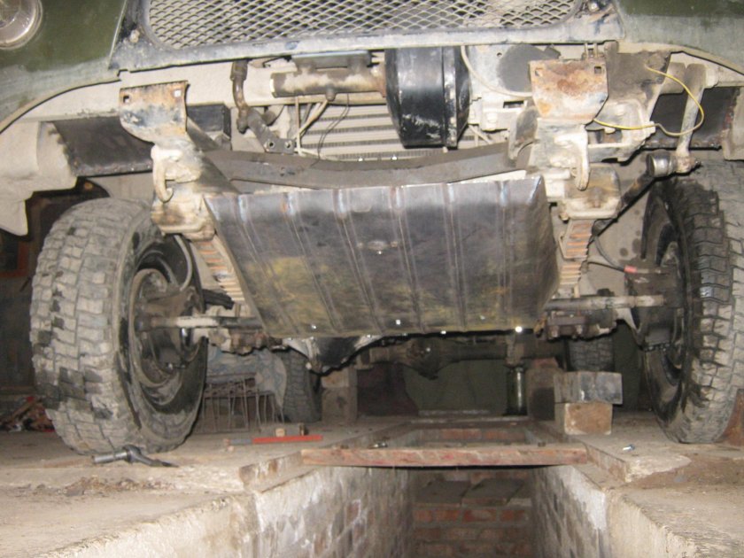 Защита двигателя УАЗ 452