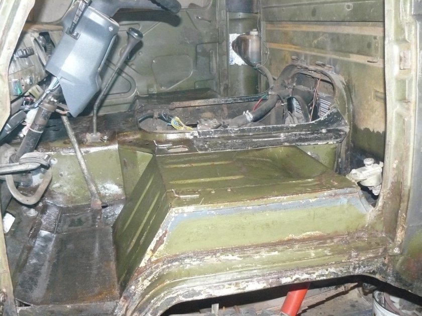 УАЗ 469 днище