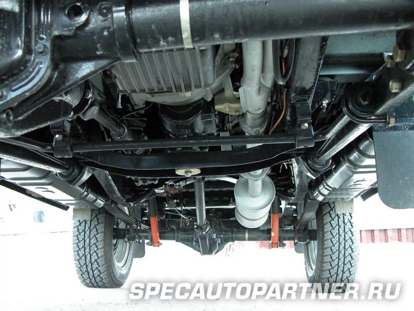 УАЗ Патриот снизу