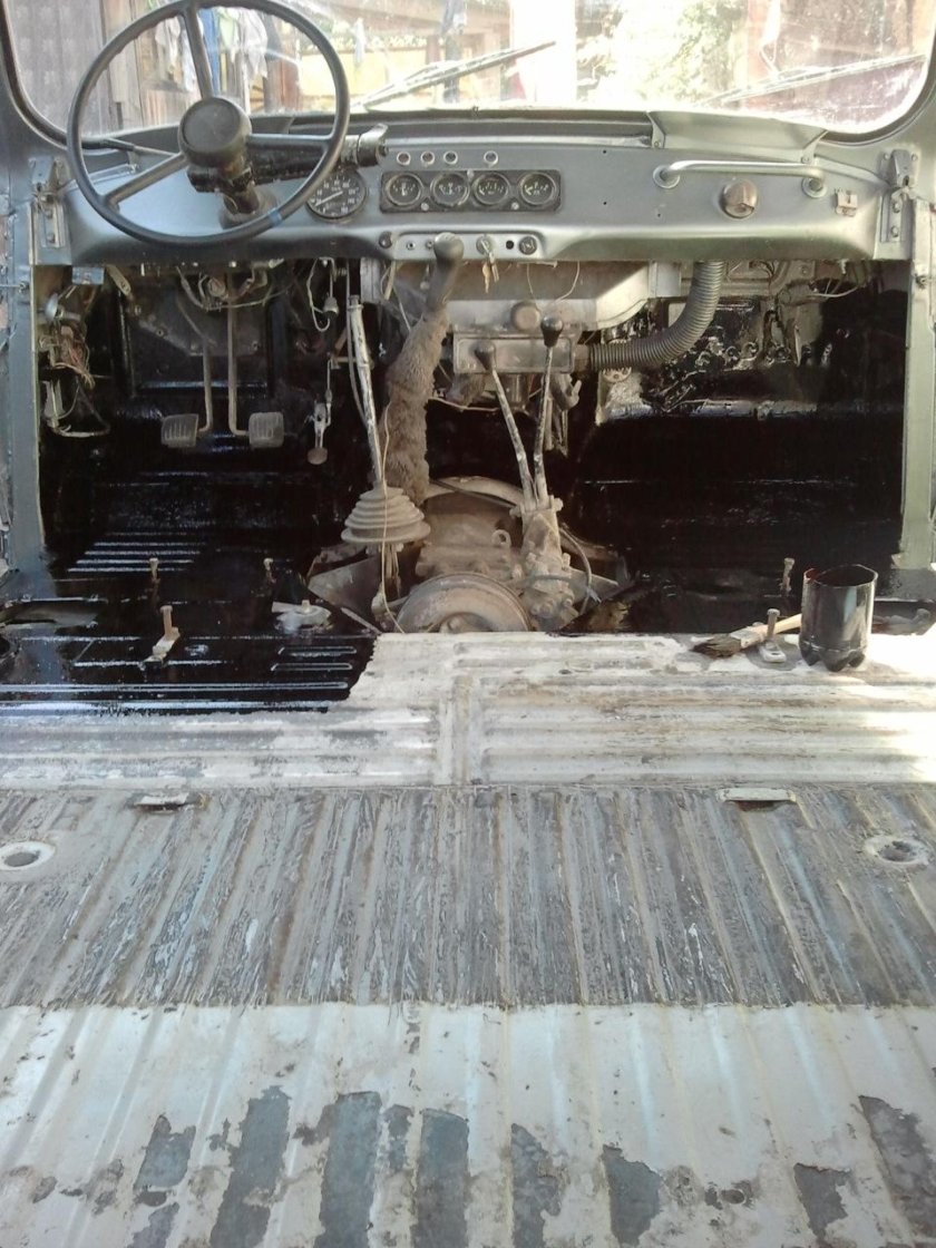 УАЗ 469 днище