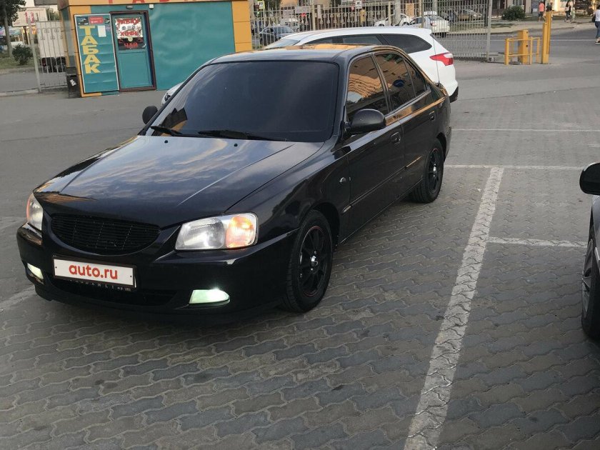 Hyundai Accent 2007 черный