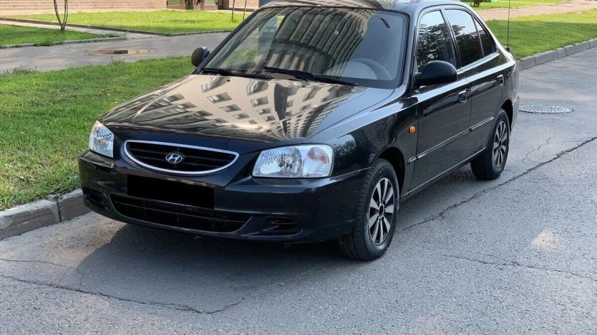 Hyundai Accent 2007 черный