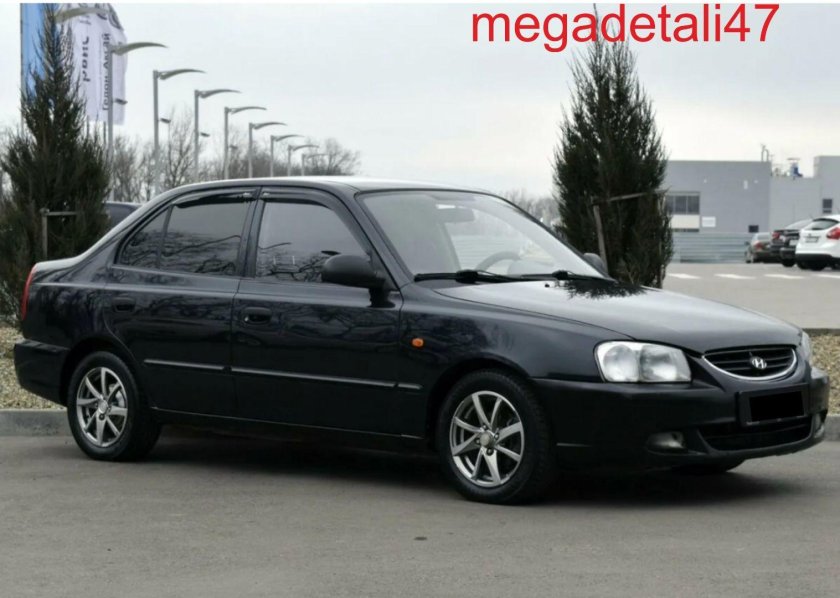 Hyundai Accent 2008 черный