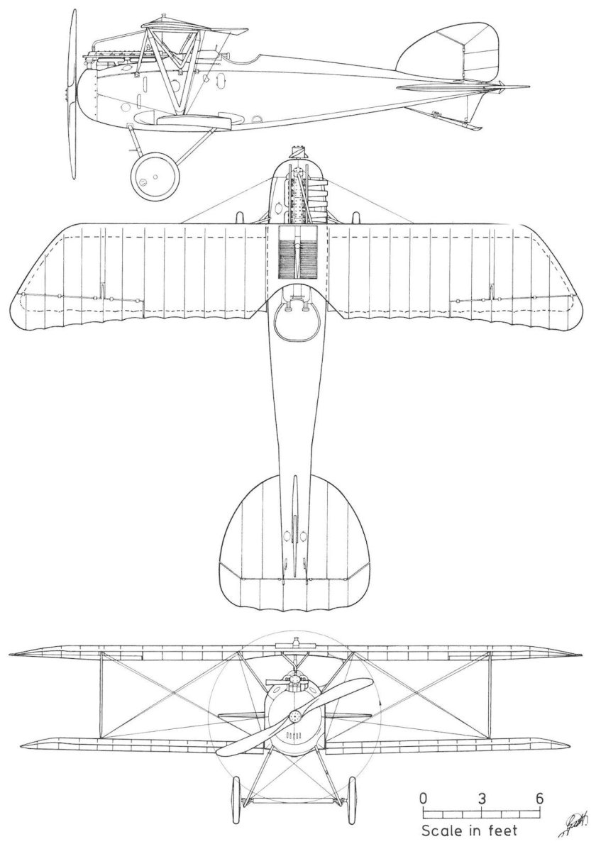 Самолёты первой мировой войны чертежи