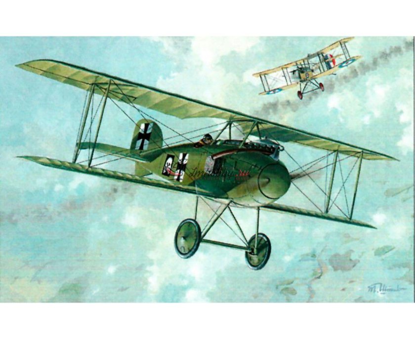 Сборная модель моделист самолёт