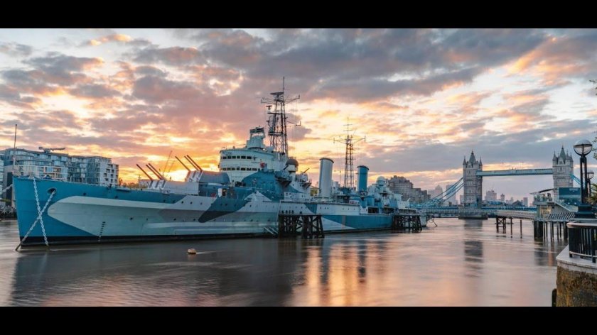 Hms belfast and tower bridge