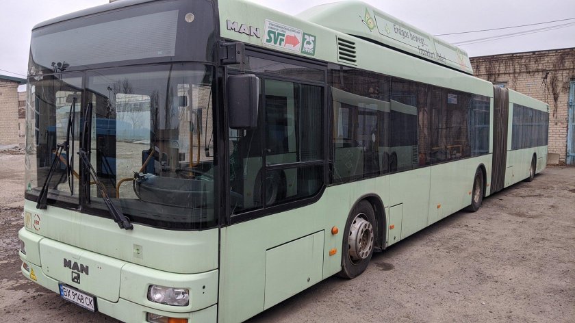 Автобус ман гармошка 8 колес